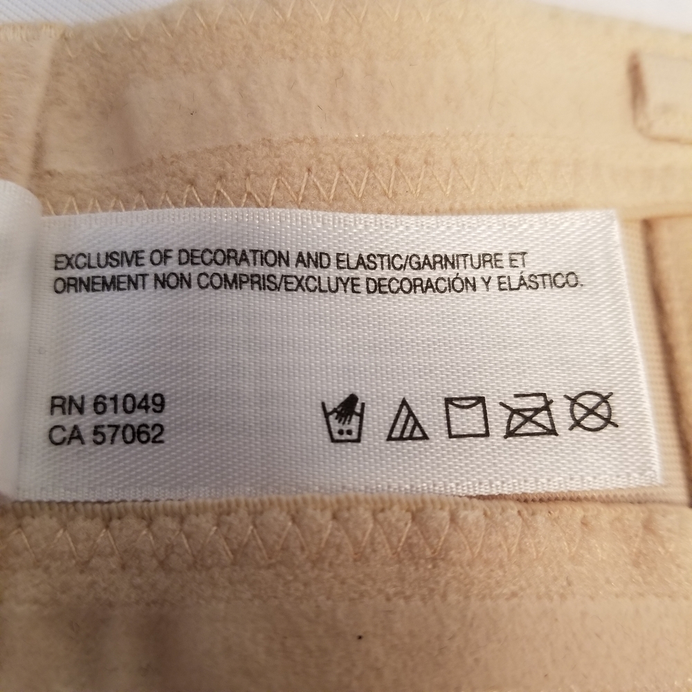 Wacoal Strapless Bra 38C Tan Satin Padded Underwire 854119 - Picture 3 of 8